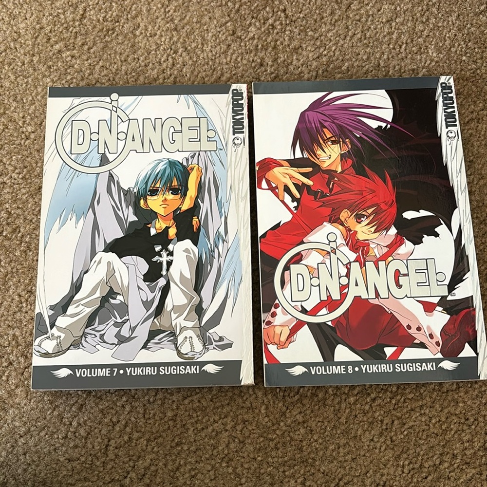 D.N.Angel DNAngel Yukiru Sugisaki manga graphic novel comic anime book 7&8 EUC